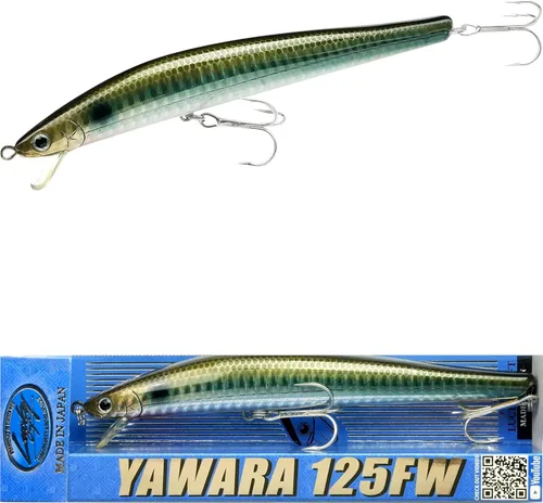 Miniatura 33 de LUCKY CRAFT FlashMinnow 125 YAWARA, señuelos de pesca de agua salada, accesorios y equipo de pesca de surf Jerkbait, señuelos de pesca de fletán