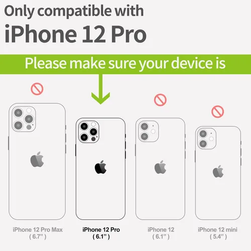 Miniatura 3 de Carveit Funda magnética de madera para iPhone 12 [madera real dura y TPU suave] a prueba de golpes, funda de madera única y elegante compatible