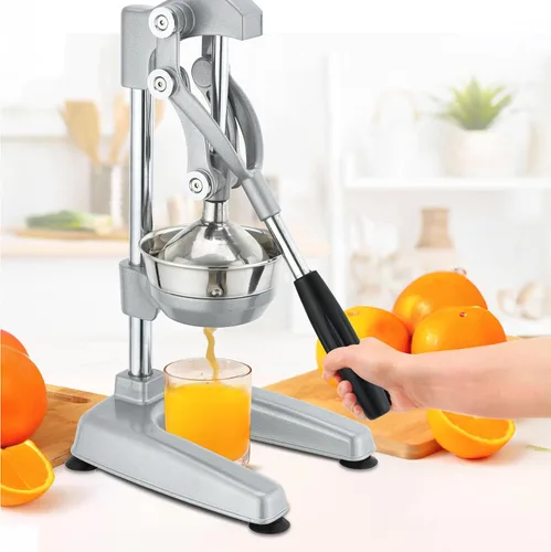 Miniatura 7 de Courant Exprimidor de jugo de naranja de acero aleado, resistente, fácil de limpiar, exprimidor profesional de cítricos, exprimidor de prensa manual