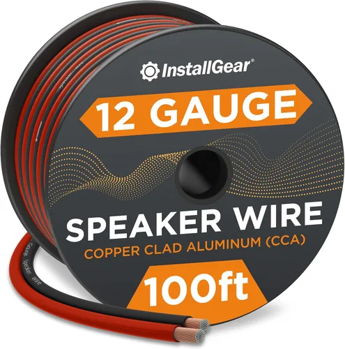 Miniatura 6 de InstallGear Cable de altavoz de calibre 12 (100 pies - azul/negro) - Cable de altavoz para automóvil y hogar para estéreos, teatro, radio, uso al