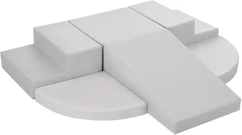 Miniatura 9 de TODIBY Juguetes de Escalada para Niños Pequeños de 6 Piezas de Cuero PU Suave, Conjunto de Juego de Actividades de Escalada y Gateo para Interiores