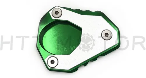 Miniatura 3 de KAW-253VER6500618 - Almohadilla de extensión de soporte lateral compatible con Kawasak Versys 650 2015 2016 2017 2018 verde