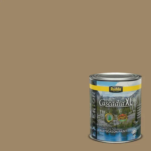 Miniatura 165 de Rodda Paint CASCADIA XL Pintura e imprimación satinada exterior en uno, cuarto de galón, reina africana