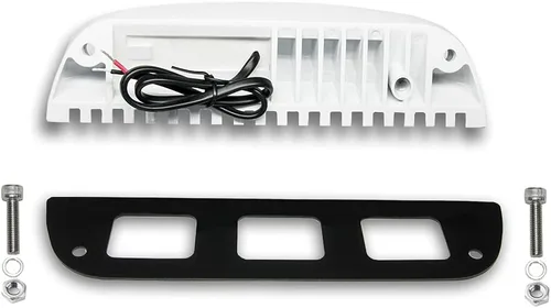 Miniatura 5 de Raycharm - Lámpara LED de porche de perfil bajo para RV y barco de 9.1", con haz de inundación enfocado de 40° hacia abajo, luz blanca cálida