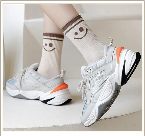 Miniatura 6 de Lindos calcetines de cara sonriente hasta el tobillo, calcetines divertidos de algodón, regalos para mujeres, adolescentes y niñas