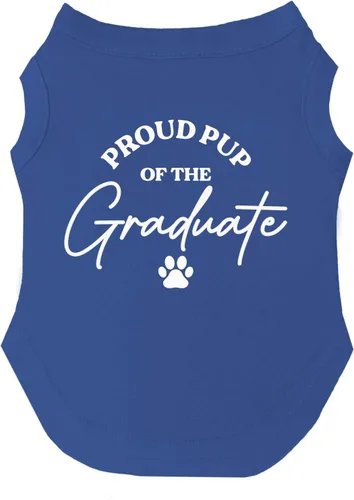Miniatura 8 de Camiseta Proud Pup of The Graduate Dog Perros sin mangas Accesorio de graduación Clase de 2025 2026 2027 2028 Negro, XS (737)