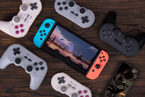 Miniatura 6 de 8BitDo Pro 2 Bluetooth Controller for Switch/Switch 2, Hall Effect Joysticks, 2 Pro Back Paddle Buttons, Wireless Gaming Controller for Switch, PC