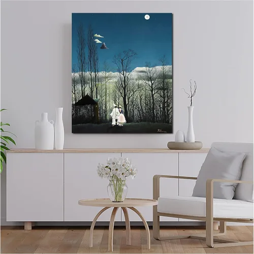 Miniatura 80 de A&T ARTWORK Campo de trigo con cipreses de Van Gogh Las reproducciones de arte clásico mundial, impresiones en lienzo giclée para decoración