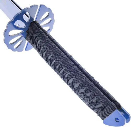 Miniatura 8 de Machete de cuchillas fijas gemelas de 26 pulgadas. 2 piezas de Katana táctica, espadas. para colección, regalos y cuerdas de corte de campamento al