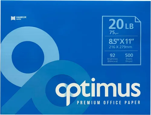 Miniatura 3 de Papel de copia multiuso, 8.5 x 11 pulgadas, 20 libras, tamaño carta blanca, 1 paleta, papel de impresión para escritura, dibujo, documentos