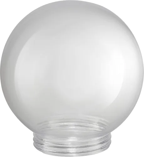 Miniatura 12 de Aspen Creative 28001-60-41, Globo de lámpara de poste de 6" de acrílico transparente de repuesto con cuello de 3-3/4