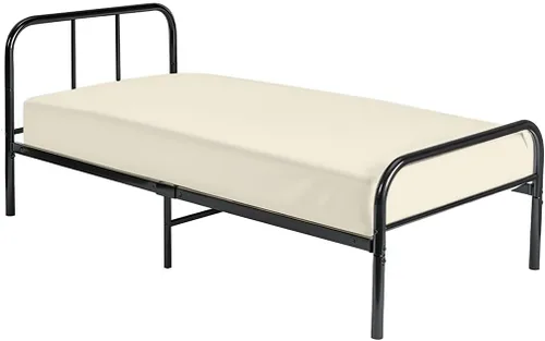 Miniatura 9 de Sábana bajera ajustable para catre de 30 x 75 pulgadas, 100% algodón egipcio, 1 pieza sábana inferior tamaño catre solamente, perfecta para cama