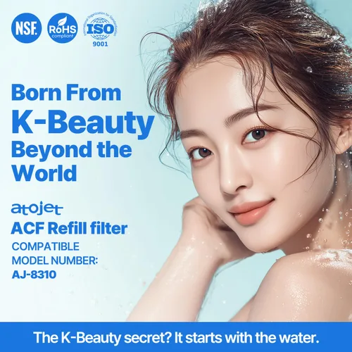 Miniatura 2 de Filtro de repuesto para grifo de lavabo de limpieza inspirado en la cultura de belleza de Corea, filtros de carbono puro para agua de baño y cocina