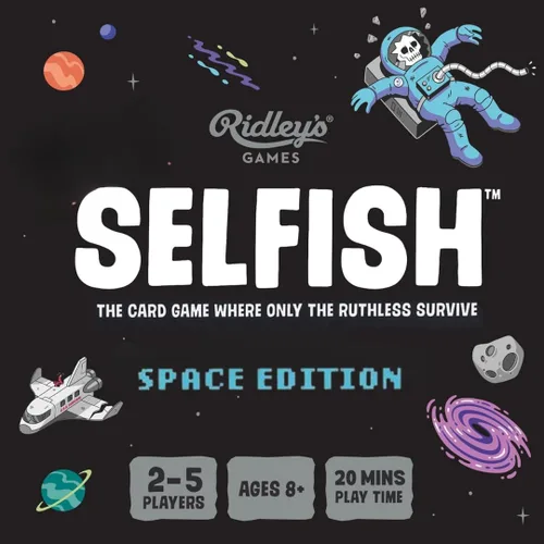 Miniatura 2 de Ridley's Juegos: Juego de cartas de edición espacial egoísta Juego de fiesta fácil de jugar para grupos Ideal para 2 – 5 jugadores, mayores de 7