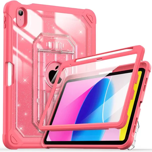 Miniatura 13 de Cantis Funda para iPad A16 de 11 pulgadas 2025/iPad de 10ª generación 2022 (10.9 pulgadas) con protector de pantalla y soporte para lápices, funda