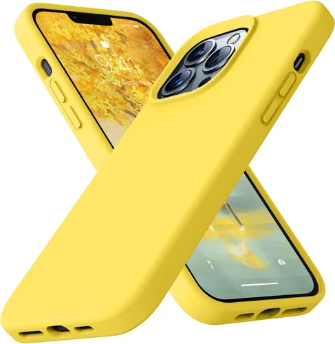 Miniatura 23 de Funda compatible con iPhone 13 de 6.1 pulgadas, de silicona líquida premium [forro de microfibra suave antiarañazos], goma de gel, protección Uva