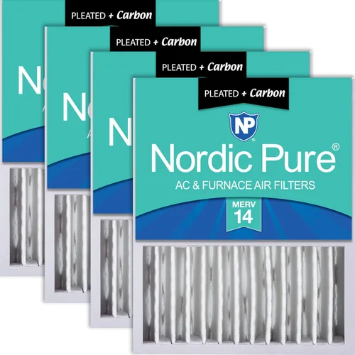 Miniatura 18 de Nordic Pure 16 x 20 x 5 (tamaño real: 15 7/8 x 19 5/8 x 4 3/8) Honeywell Filtros de aire de repuesto Merv 8 Plus Carbon 1 paquete