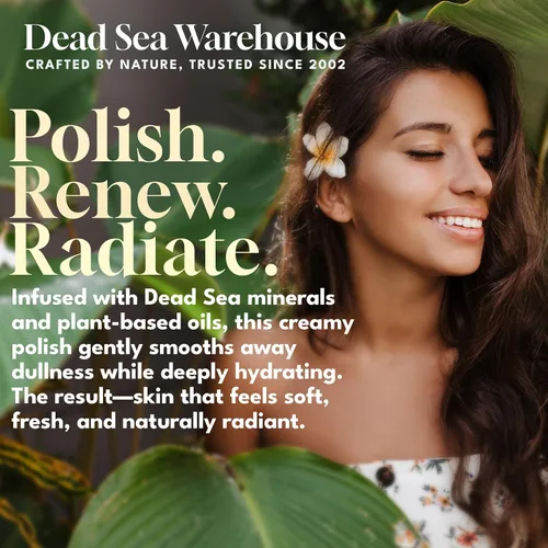 Miniatura 3 de Dead Sea Warehouse - Exfoliante de sal del Mar Muerto para la piel - Para cara, codos ásperos y rodillas - Piel suave y sedosa, sin fragancia