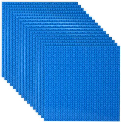 Miniatura 8 de LVHERO 16 piezas de placas base clásicas para ladrillos de construcción 100% compatibles con todas las marcas principales - Placa base, 10 x 10