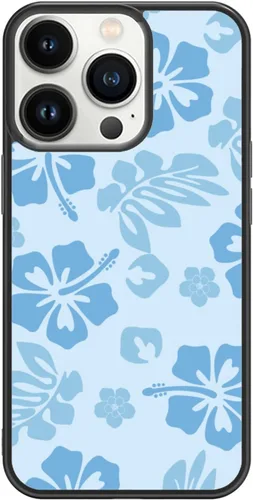 Miniatura 49 de FANXI Funda de teléfono de hibisco azul compatible con iPhone 11 de 6.1 pulgadas, funda protectora a prueba de golpes de TPU con bonita flor azul