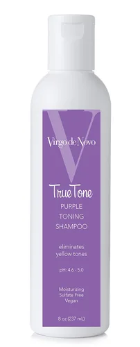 Miniatura 15 de Virgo de Novo Dark Purple Toning Shampoo Neutralizes Yellow & Brassy Tones, Brightens Blonde, Silver & Grey Hair, Sulfate-Free, Color-Safe