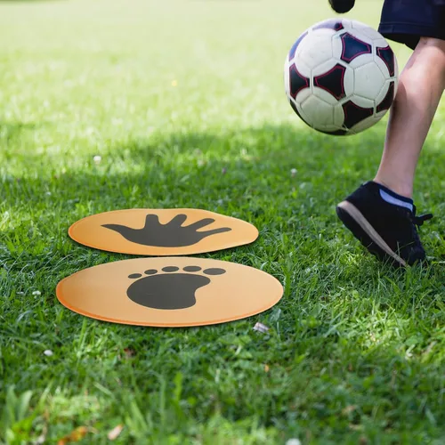 Miniatura 4 de Baluue 2 pares de marcadores de entrenamiento de fútbol, marcadores puntuales, fútbol, baloncesto, deportes, velocidad, agilidad, entrenamiento