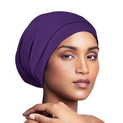 Miniatura 124 de Alnorm - Gorro con forro de satén y suave banda elástica para hombres y mujeres, talla única Se ajusta a la mayoría