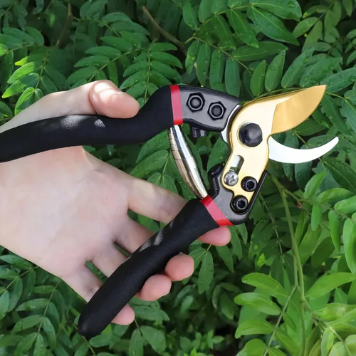 Miniatura 8 de Tijeras de podar de derivación de 8.5 pulgadas para jardinería, herramientas de tijeras de jardín, podadoras de mano resistentes para ramas