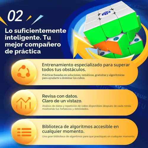 Miniatura 7 de GAN 356 i Carry E, Cubo de Velocidad Inteligente 3x3 Magnético Conectado Electrónico Bluetooth para Niños y Adultos con Temporizador, Seguimiento