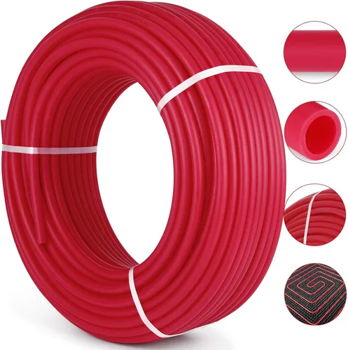 Miniatura 12 de VEVOR Oxygen-Barrier PEX Tubing 300Ft Rojo 1/2 pulgada Radiante Piso PEX Tubo Radiante Calor Piso Calefacción Plomería Tubería de Agua Fría