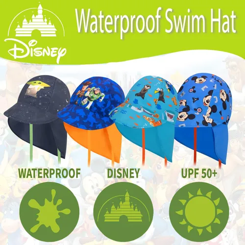Miniatura 3 de Disney Sombrero de natación para niños pequeños sombrero de sol para niños sombrero de verano con favoritos sombrero de sol para bebé