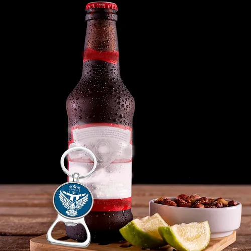 Miniatura 8 de Abrebotellas de sublimación redondo personalizado a granel con tu foto logotipo texto grabado láser barman abridor de velocidad personalizado