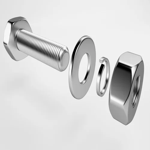 Miniatura 3 de uxcell Arandela plana redonda de acero inoxidable M3x6mmx0.0.197 in para tornillo de perno 100Pcs