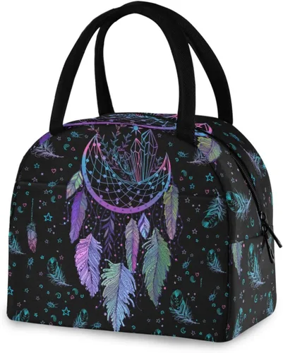 Miniatura 20 de Bolsa de almuerzo Axolotl para mujeres, hombres y niños, lonchera aislada reutilizable para oficina, trabajo, escuela, picnic, caminata Reusable