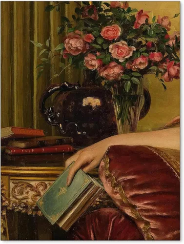 Miniatura 18 de Póster de libro gótico de academia oscura vintage de mediados de siglo, arte de pared de lienzo victoriano de estilo bohemio, impresiones estéticas