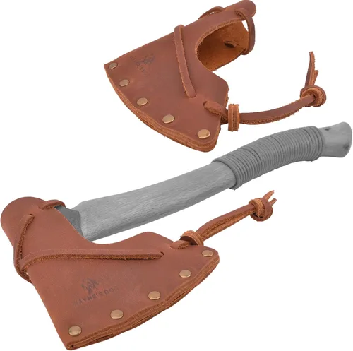 Miniatura 13 de Funda de cuero para hacha, cubierta de hacha de camping con cubierta segura para cabeza de hacha