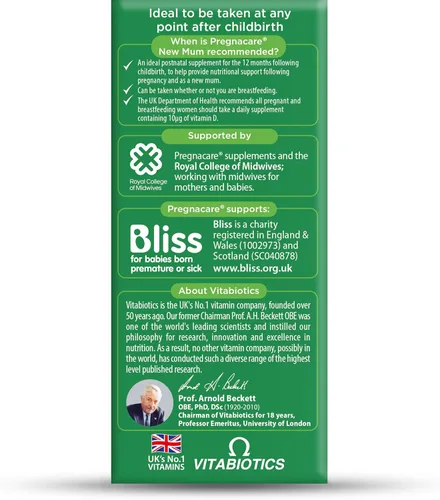 Miniatura 5 de Vitabiotics - Pregnacare - New Mum - 56 Tabletas