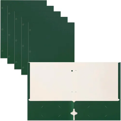 Miniatura 13 de Better Office Products Carpetas portafolio de dos bolsillos, paquete de 50 unidades, color negro, carpetas de papel tamaño carta, 50 piezas