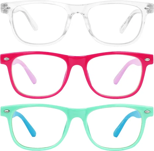 Miniatura 6 de Yogo Vision Blue Light Glasses for Kids Anti Eyestrain UV Protection Computer TV Phone Kids Blue Light Glasses For Boys Girls