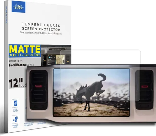Miniatura 10 de Protector de pantalla de vidrio templado prémium para Ford Bronco 2021 2022 2023 2024 2025 Accesorios de infoentretenimiento para pantalla táctil