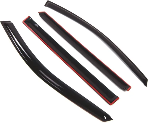 Miniatura 2 de Visor de ventana compatible con Mazda MPV 1999-2007, DGWV2-312, deflector de montaje exterior, protector de lluvia, humo oscuro, juego de 4 piezas