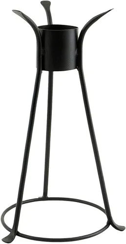 Achla Designs GBS-14 Trestle II Gazing Globe - Soporte de bola de 13 1/2 pulgadas de alto, color negro