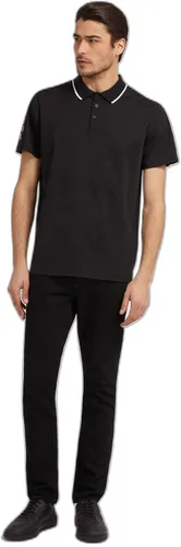 Miniatura 3 de GUESS Polo de manga corta Paul Pique Tape para hombre Essentials