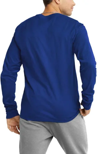 Miniatura 78 de Champion Camiseta de manga larga para hombre, camiseta clásica para hombre (regular o grande y alto)