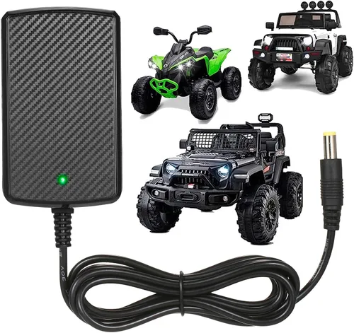 Cargador de 24V para juguetes de coche de montar para niños 24 voltios cargador de batería Wrangler SUV Kid Trax Dynacraft coche de juguete Jeep ATV