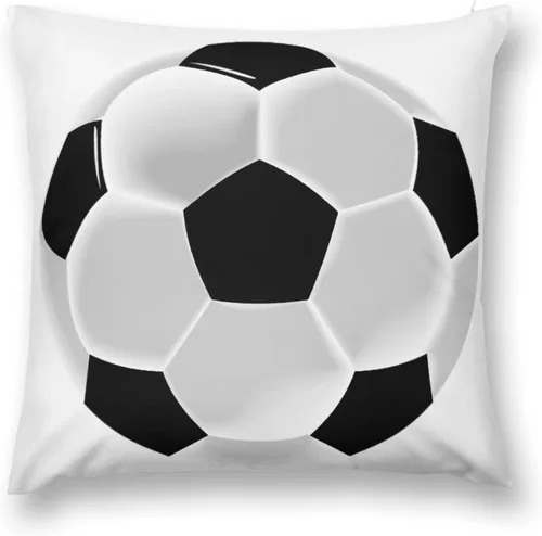 Soccer Football Futbol Ball Super Soft Plush Pillowcase, Suitable for Bedrooms, Sofas, and Living Rooms 20 "x20