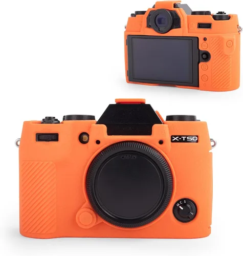 Miniatura 10 de MUZIRI KINOKOO Funda de silicona compatible con cámara digital Fujifilm X-T50 XT50, goma suave Fuji XT50 X-T50 con superficie esmerilada, agarre