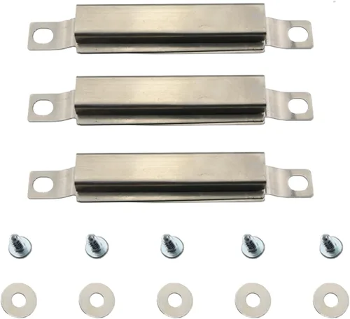 ZCZQC 3 unids parrilla de gas Crossover Carryover tubo quemador reemplazo barbacoa parrilla piezas acero inoxidable para Charbroil, Kenmore