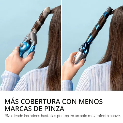 Miniatura 8 de BabylissPRO Nano Titanium Professional Curling Iron with Extended/Long Barrel Perfect for Longer Hair Azul