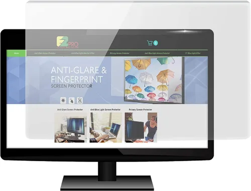 Miniatura 7 de Filtro de pantalla anti luz azul para monitor de escritorio de pantalla ancha de 21,5 pulgadas, bloquea la luz azul dañina excesiva, reduce